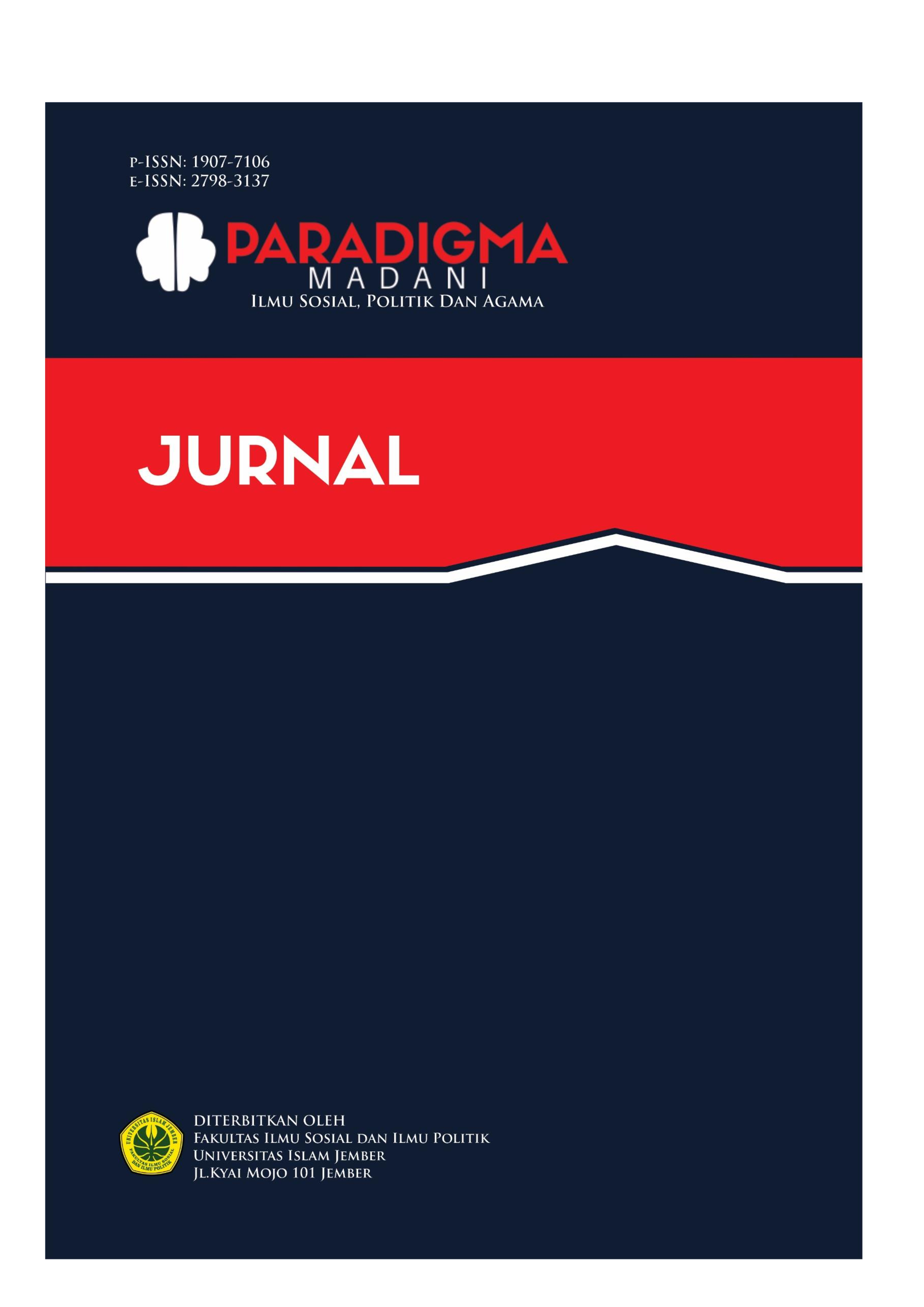 Jurnal Paradigma Madani : Ilmu Sosial, Politik dan Agama