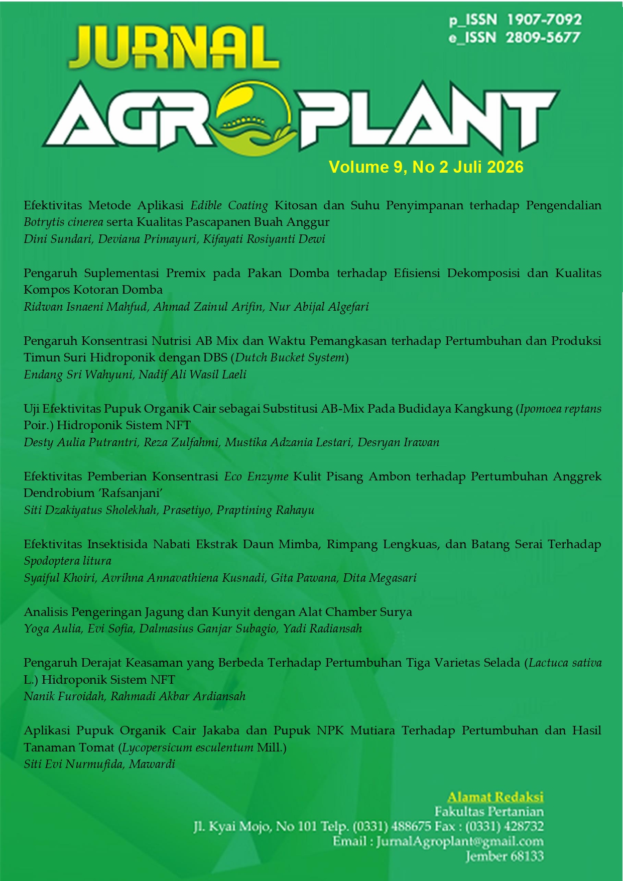 					View Vol. 9 No. 2 (2026): JULI
				