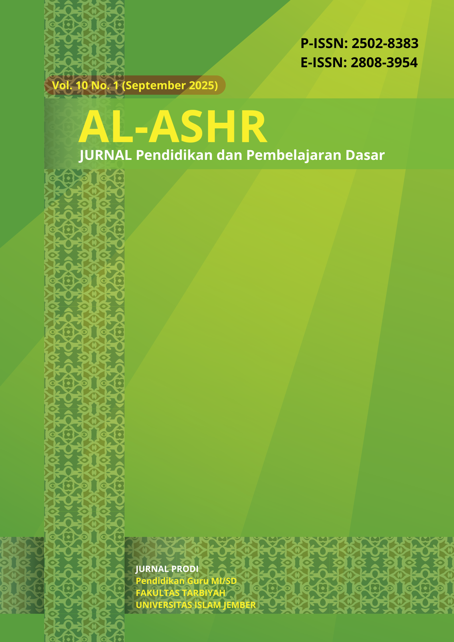 View Vol. 10 No. 2 (2025): September