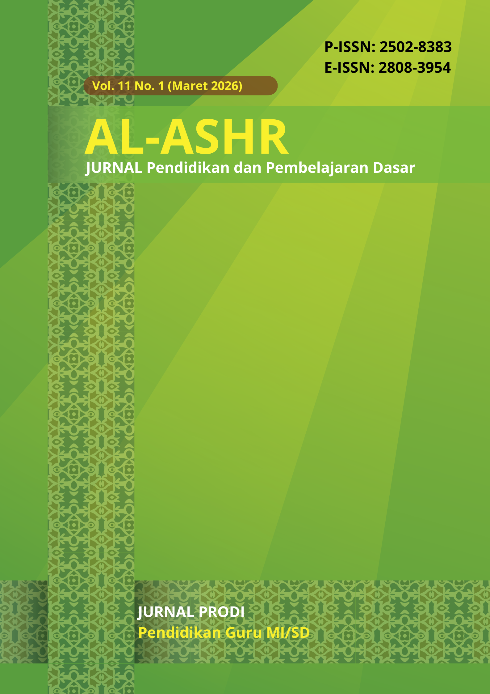 					View Vol. 11 No. 1 (2026): Maret
				